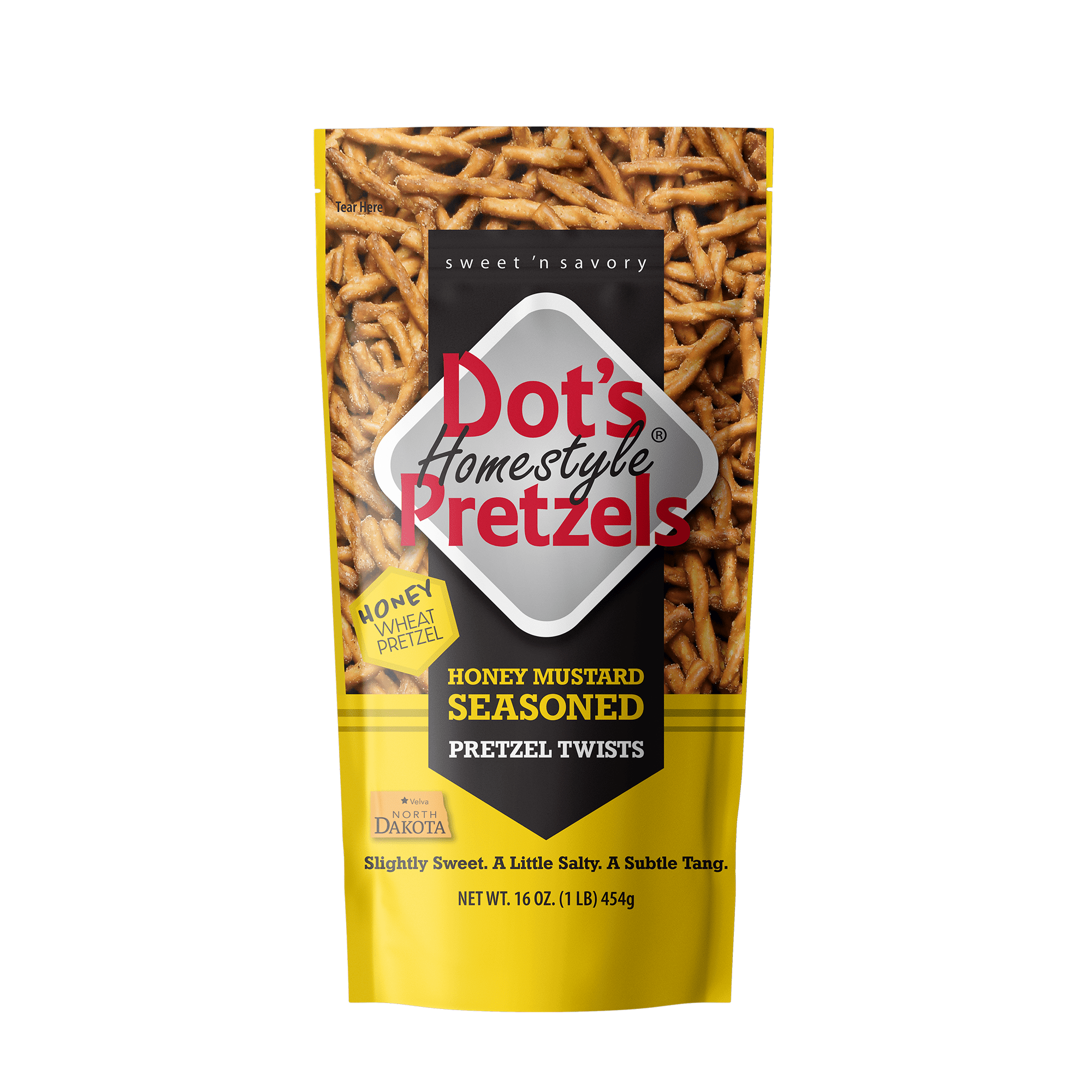 Dot's Homestyle Pretzels Honey Mustard Seasoned Pretzel Twists, 16 oz