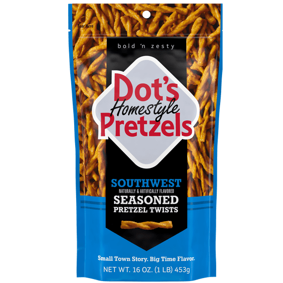 Dot's Pretzels Southwest Seasoned Pretzel Twists, 16 oz