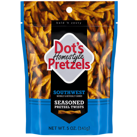 Dot's Homestyle Pretzels Southwest Seasoned Pretzel Twists, 5 oz