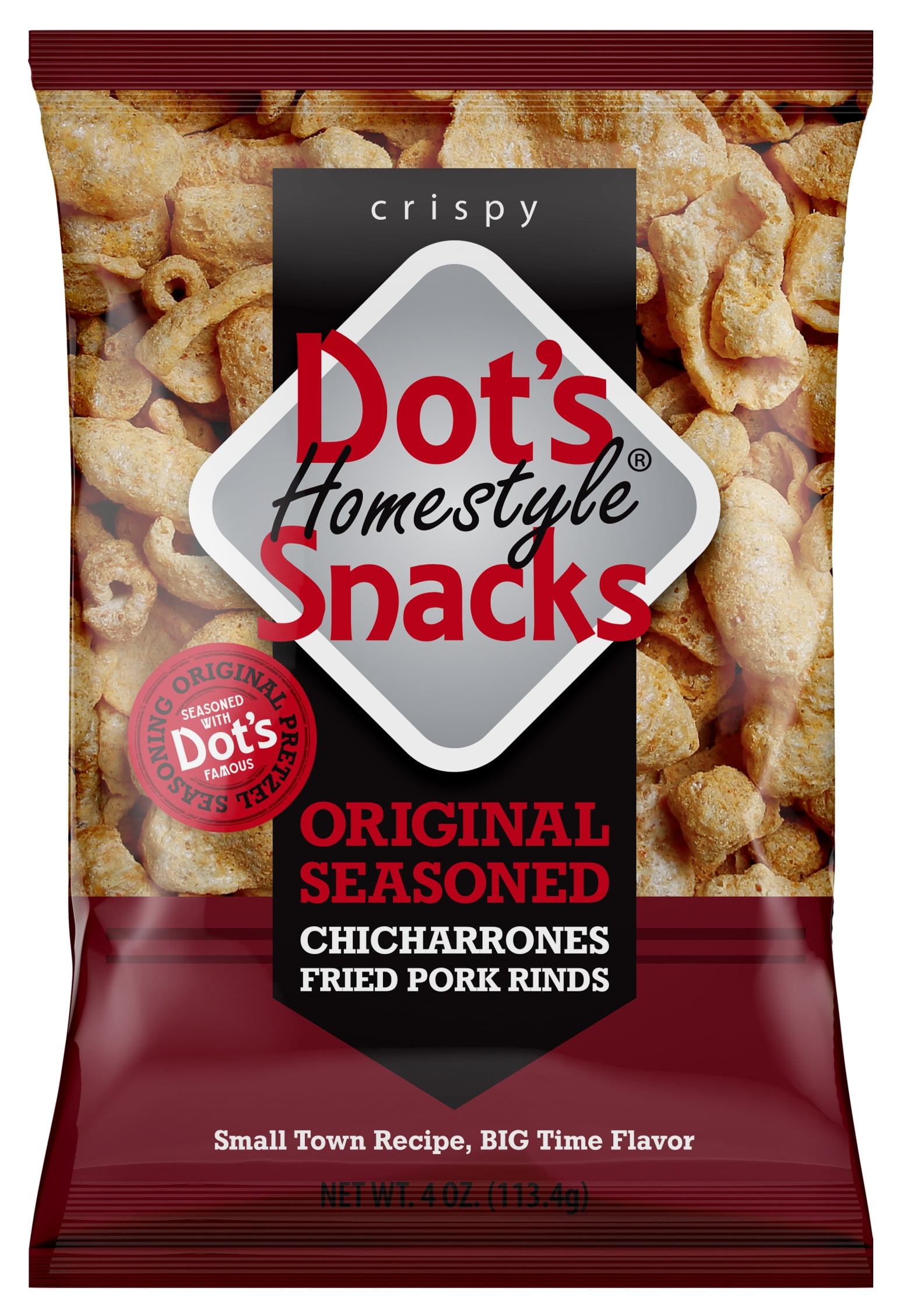 Dot's Homestyle Snacks Original Seasoned Chicharrones Fried Pork Rinds