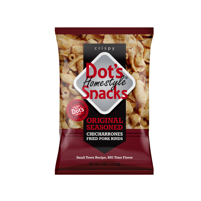 Dot's Homestyle Snacks Original Seasoned Chicharrones Fried Pork Rinds