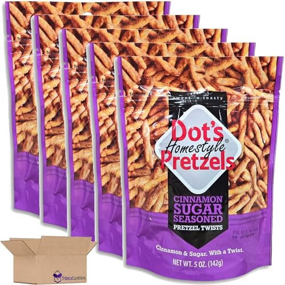 Dot's Pretzels Cinnamon Sugar Seasoned Pretzel Twists Value Pack 5 ...