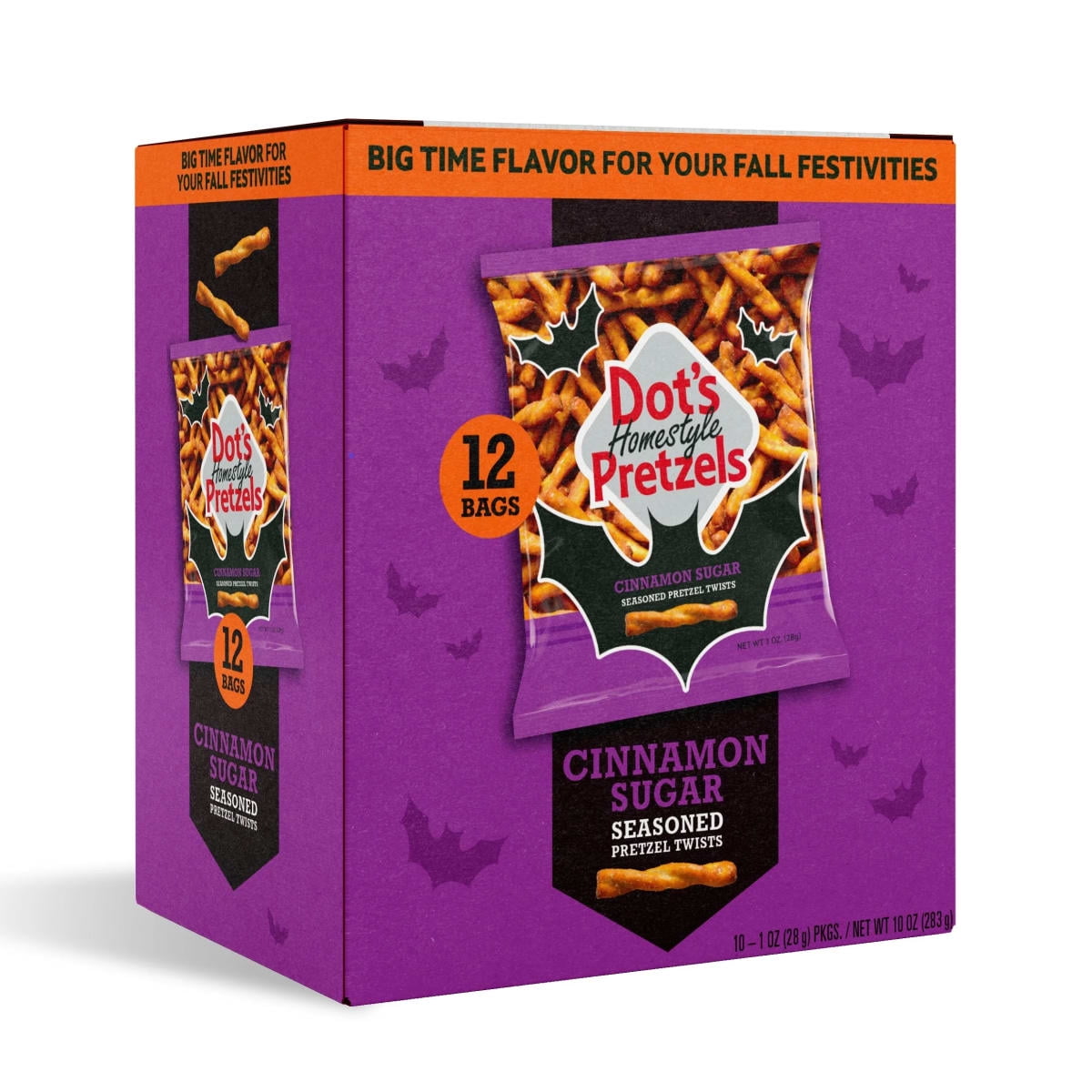 Dot's Pretzels Cinnamon Sugar Party Pack, 1 oz, 12 Count