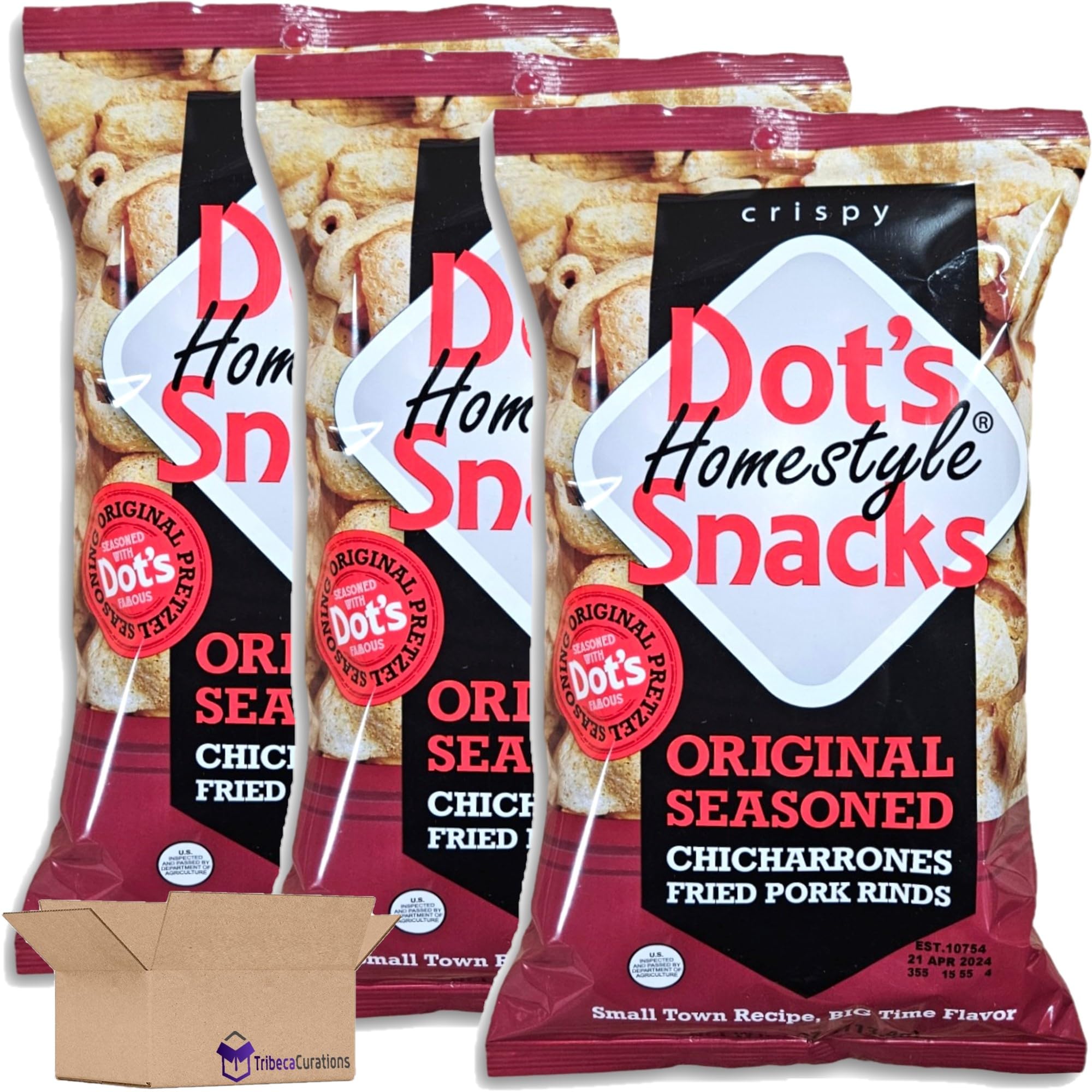 Dot's Pretzels Original Seasoned Chicharrones Fried Pork Rinds Value