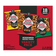 DOT'S Homestyle Pretzels Assorted Seasoned Pretzel Twists Bags, 1 oz (18 Count)