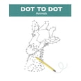 thumbnail image 1 of Dot to Dot - Animals: Dots to Dots Adults point by point dots to dots animal drawing animals Dots to connect, (Paperback), 1 of 1