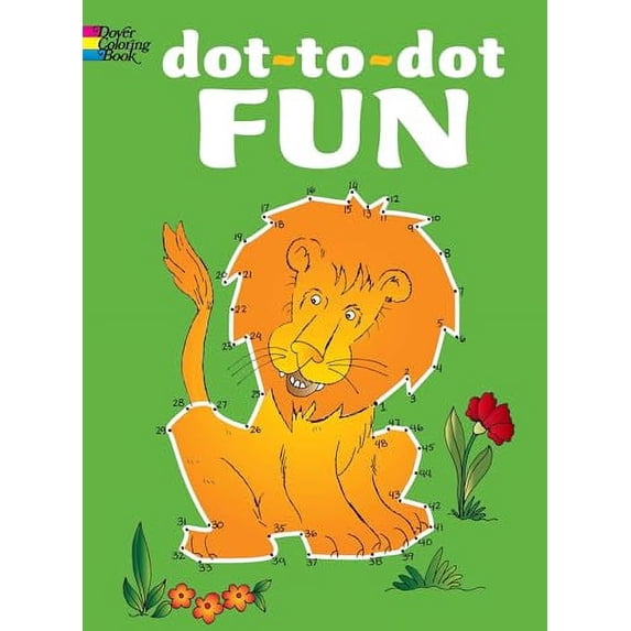 Pre-Owned Dot-to-Dot Fun (Dover Kids Activity Books: Animals) Paperback