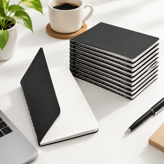 DotGrid A6 Pocket Dot Grid Notebooks, 20 Pack, 5.5x3.5 Inch, 80gsm Thick Paper