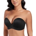 thumbnail image 1 of DotVol Women Hand Shape Custom Lift Invisible Wirefree Anti-Slip Strapless Push Up Bra, 1 of 7