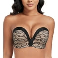 thumbnail image 1 of DotVol Women Hand Shape Custom Lift Invisible Wirefree Anti-Slip Strapless Push Up Bra, 1 of 7