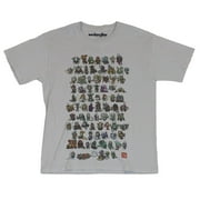 Dota 2 Mens T-Shirt - Chibi Style Hero Line Up All Over Image X-Small