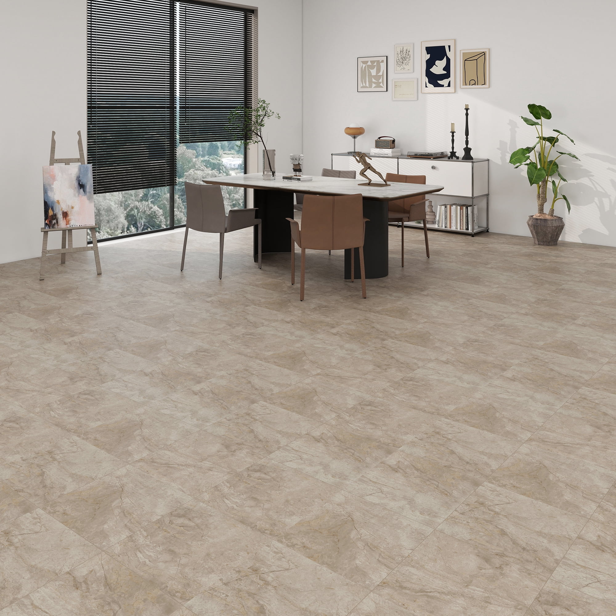 Dotfloor 6 Mil x 12 Inch Wide x 12 Inch Long, Self-Adhesive Waterproof ...