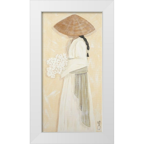 Dothy 11x18 White Modern Wood Framed Museum Art Print Titled - La mariee