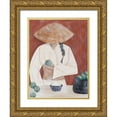 thumbnail image 1 of Dothy 12x14 Gold Ornate Wood Framed with Double Matting Museum Art Print Titled - Le repas, 1 of 4