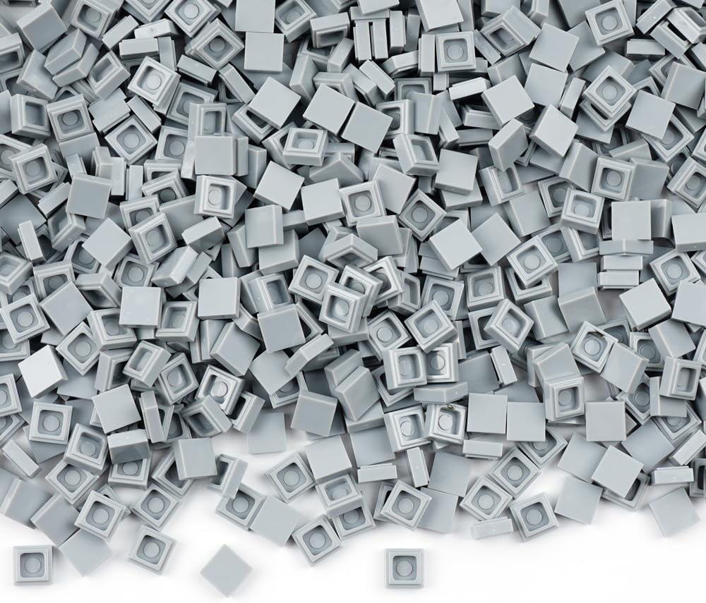 Dots Classic Building Blocks Accessories: Tile 1×1 Flat 1500pcs Bricks ...