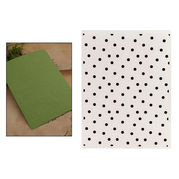 Dots Embossing Folders Dot Background Scrapbooking Handmade Craft Tool Embossing Stencil for Card Making Christmas Decor