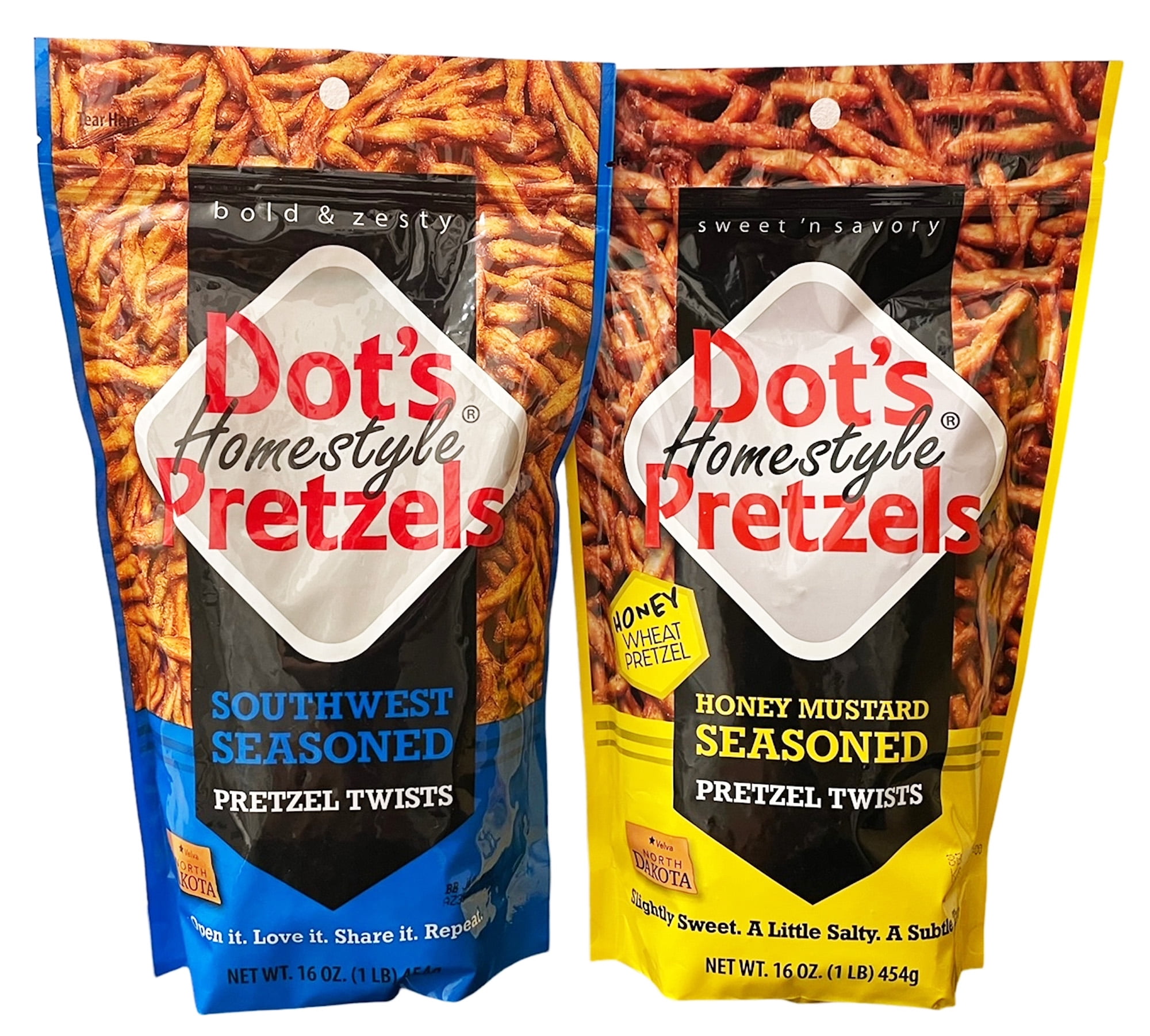 Dots Homestyle Pretzels Honey Mustard and Southwest Limited Edition