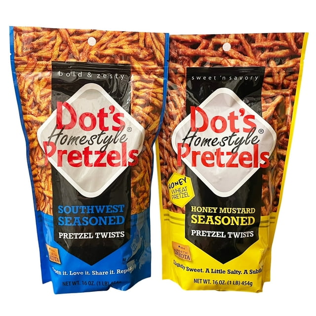 Dots Homestyle Pretzels Honey Mustard and Southwest Limited Edition