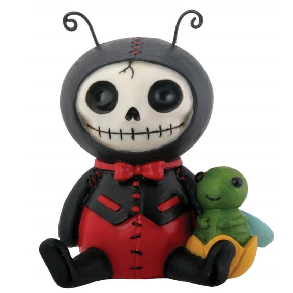 Dots Ladybug Furry Bones Statue