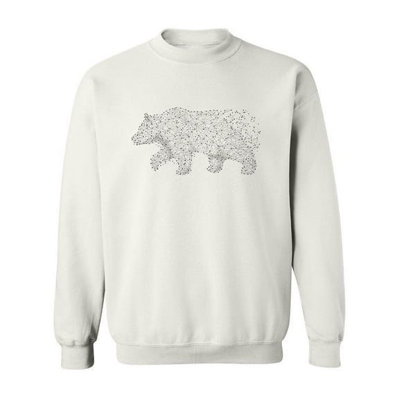 Dots Pattern Bear Sweatshirt Men -Image by Shutterstock, Male Large