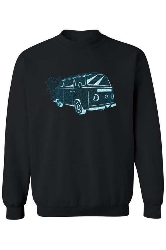 Dots Pattern Van Sweatshirt Men -Image by Shutterstock, Male Large