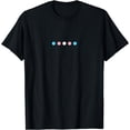 thumbnail image 1 of Dots Subtle Trans Pride Flag Transgender Rights Equality T-Shirt, 1 of 4
