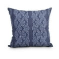 thumbnail image 1 of Dotted Décor 16 Inch Blue Stripe Print Decorative Throw Pillow, 1 of 2