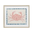 thumbnail image 1 of Stupell Industries Dotted Depths Crab Birch Framed Print Under Glass, design by Hannah Dawson, 13 x 16, 1 of 10
