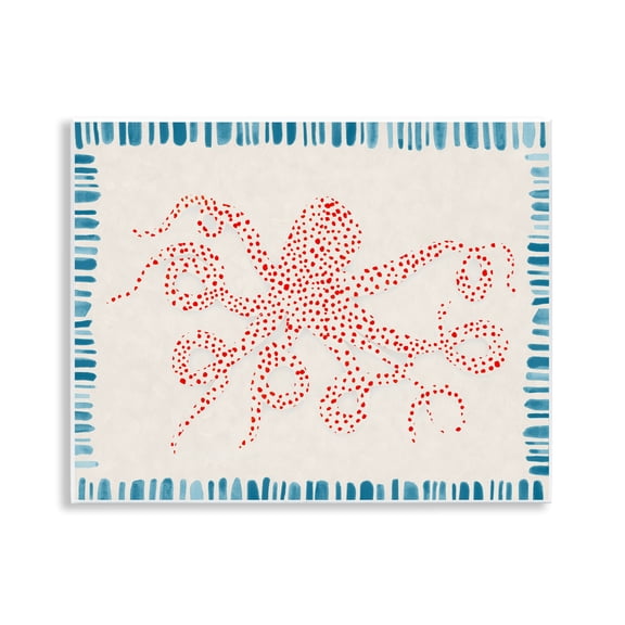 Stupell Industries Dotted Depths Octopus Wall Plaque Art, design by Hannah Dawson, 11 x 14