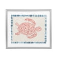 thumbnail image 1 of Stupell Industries Dotted Depths Turtle Gray Framed Print Under Glass, design by Hannah Dawson, 17 x 21, 1 of 10
