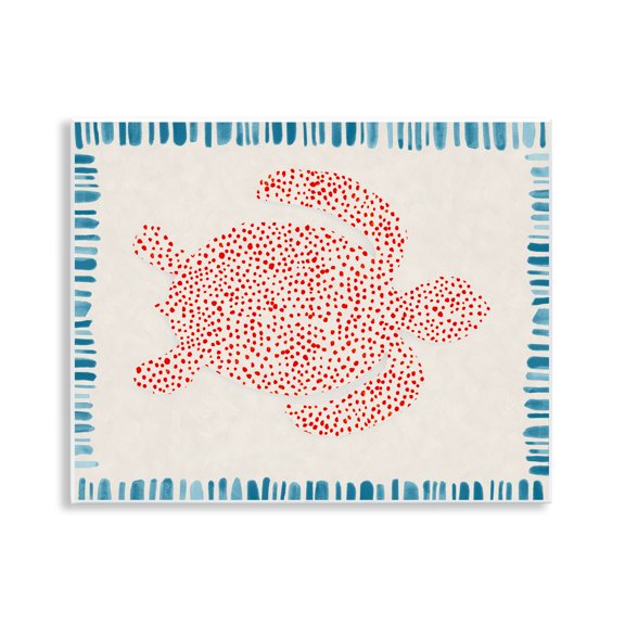 Stupell Industries Dotted Depths Turtle Wall Plaque Art, design by Hannah Dawson, 11 x 14
