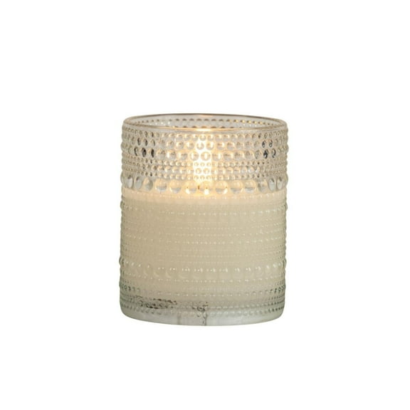 Dotted Glass 3D Flame Candle - 4" - Ragon House