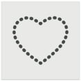 thumbnail image 1 of Dotted Heart Outline DIY Cookie Wall Craft Stencil - 9.0 Inch, 1 of 5