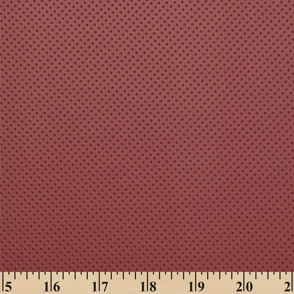Dotted Stretch Vinyl Fabric Upholstery Perforated 54" Wide BTY Auto Home Commercial (Wine)