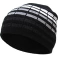 thumbnail image 1 of Dotted Stripes Short Beanie Skull Cap Solid Color Men Women Winter Ski Hat, 1 of 4