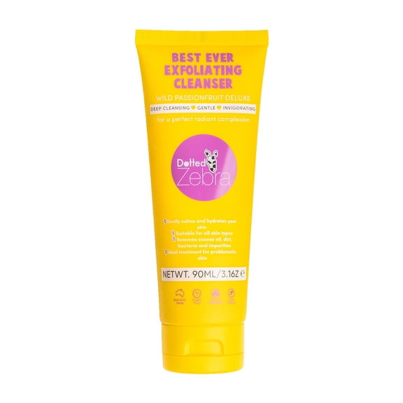 Dotted Zebra Best Ever Exfoliating Cleanser , 3.16 oz Cleanser