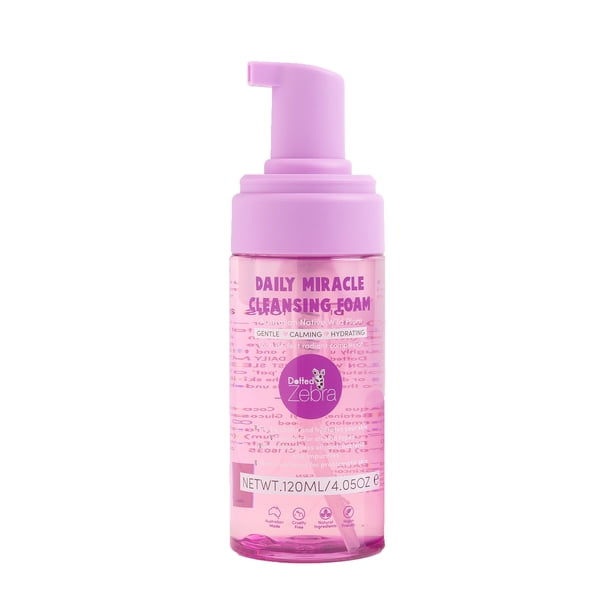 Dotted Zebra Daily Miracle Cleansing Foam , 4.05 oz Cleanser