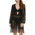 thumbnail image 1 of Dotti Womens Bemus Fringed Kimono Cover-Up Style-DTBFC300, 1 of 2