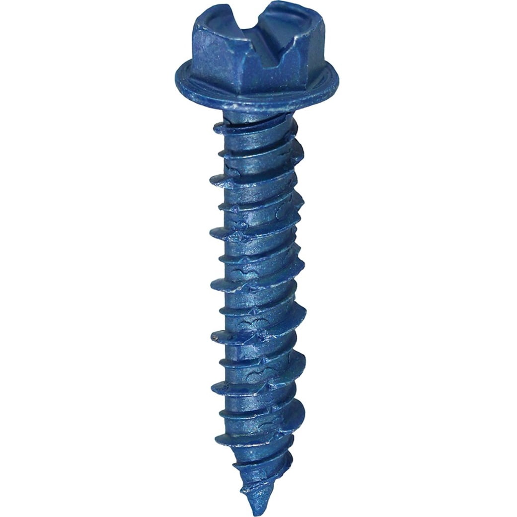 Dottie 1/4'' x 1-1/4'' Slotted Hex Washer Head Concrete Screw Anchor