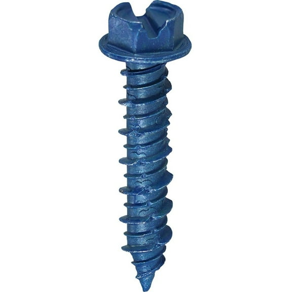 Dottie 1/4'' x 1-1/4'' Slotted Hex Washer Head Concrete Screw Anchor