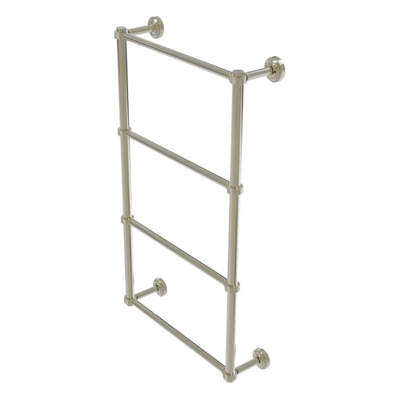 Dottingham 4 Tier 36'' Ladder Towel Bar with Groovy Detail in Polished Nickel