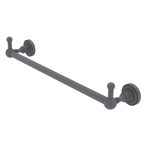 Dottingham Collection 18 Inch Towel Bar with Integrated Hooks