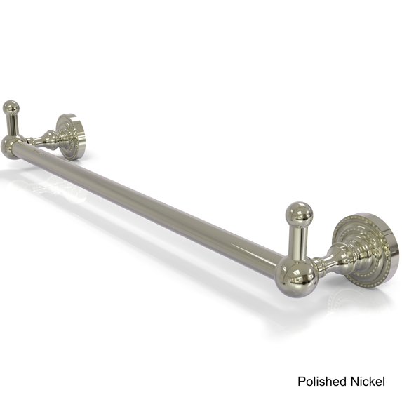 Dottingham Collection 24 Inch Towel Bar with Integrated Hooks