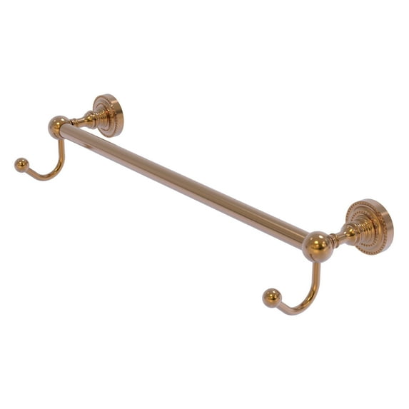 Dottingham Collection 30 Inch Towel Bar with Integrated Hooks