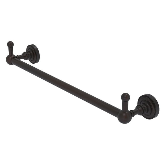 Dottingham Collection 36 Inch Towel Bar with Integrated Hooks