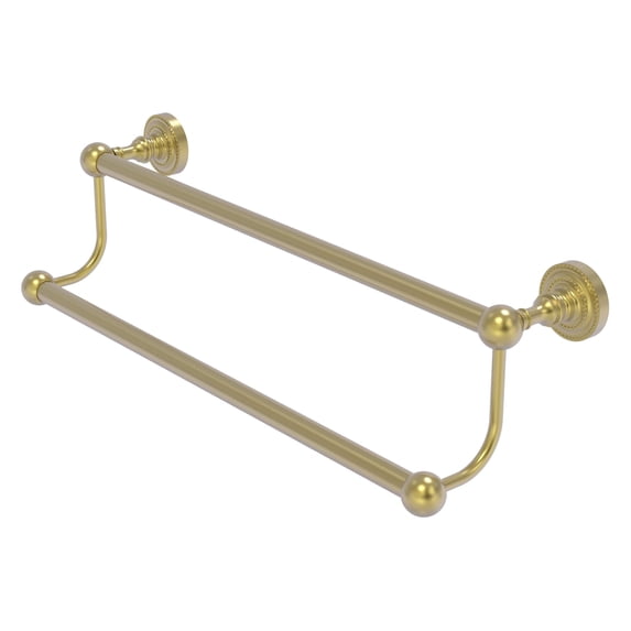 Dottingham Collection 36-in Double Towel Bar in Satin Brass