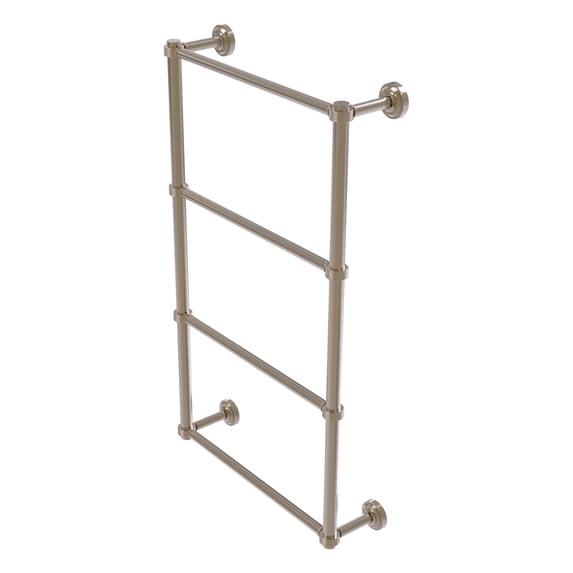 Dottingham Collection 4 Tier Ladder Towel Bar with Grooved Accents - Antique Pewter / 30 Inch