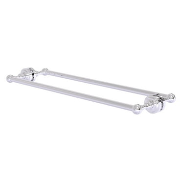 Dottingham Collection Back to Back Shower Door Towel Bar - Polished Chrome / 24 Inch