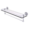 thumbnail image 1 of Dottingham Collection Gallery Rail Glass Shelf with Towel Bar - Matte White / 22 Inch, 1 of 3