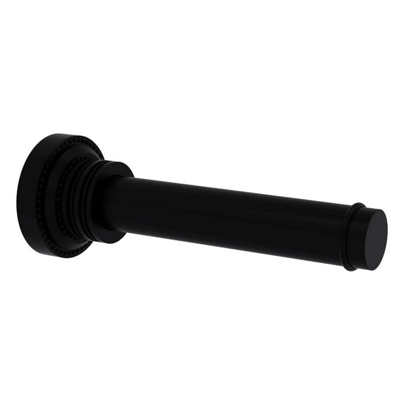 Dottingham Collection Horizontal Reserve Roll Toilet Paper Holder - Matte Black